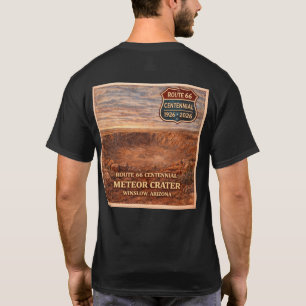 Winslow Arizona Meteor Crater Eeuwfeest T-shirt