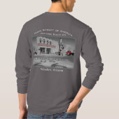 Winslow Arizona Red Splash Photogram T-shirt (Achterkant)