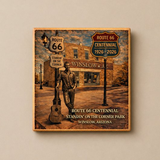 Winslow Arizona Staande Hoek Magneet