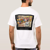Winslow Arizona  T-shirt (Achterkant)
