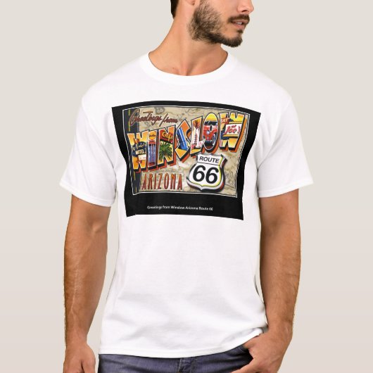 Winslow Arizona Vintage T-shirt (Voorkant)