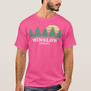 Winslow AZ  Throwback T-shirt Retro 70s Design