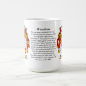 Winslow Family Coat of Arms Koffiemok (Center)