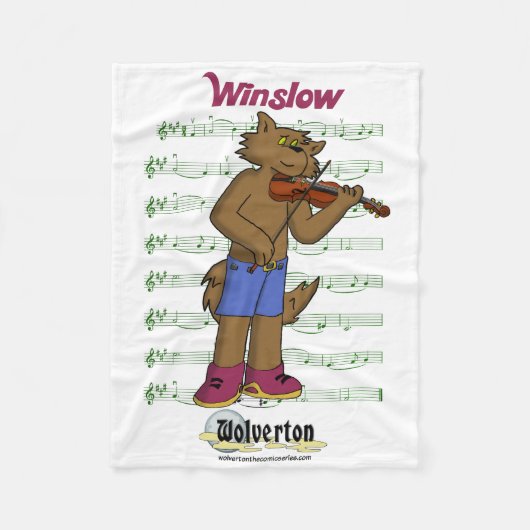 Winslow fleece deken (Voorkant)
