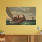 Winslow Homer A Fair Wind Canvas Afdruk (Insitu (Woonkamer))