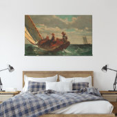 Winslow Homer A Fair Wind Canvas Afdruk (Insitu (Slaapkamer))