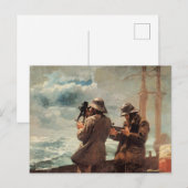 Winslow Homer - Acht Bells Briefkaart (Voorkant / Achterkant)