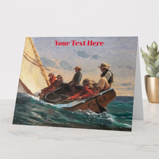 Winslow Homer Amerikaanse kunst Kaart (Kleine Plant)