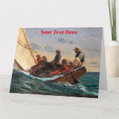 Winslow Homer Amerikaanse kunst Kaart (Voorkant)