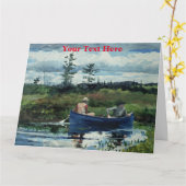 Winslow Homer Amerikaanse kunst Kaart (Gele Bloem)