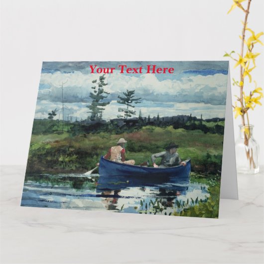 Winslow Homer Amerikaanse kunst Kaart (Gele Bloem)