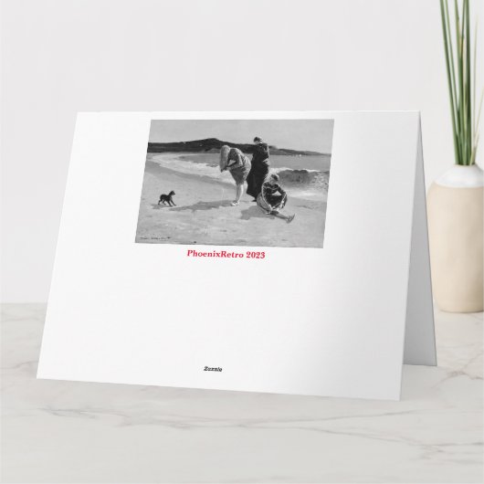 Winslow Homer Amerikaanse kunst Kaart (Achterkant)