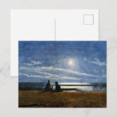 Winslow Homer aquarel, Moonlight, Briefkaart (Voorkant / Achterkant)
