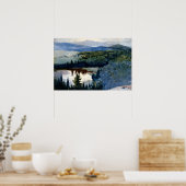 Winslow Homer art, Indiaas dorp, Adirondacks Poster (Keuken)