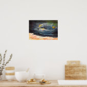 Winslow Homer art - Vis en Butterflies Poster (Keuken)