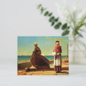 Winslow Homer artwork, pa komt eraan. Briefkaart (Staand voorkant)