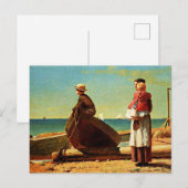 Winslow Homer artwork, pa komt eraan. Briefkaart (Voorkant / Achterkant)