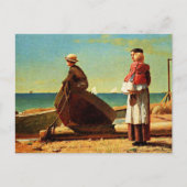 Winslow Homer artwork, pa komt eraan. Briefkaart (Voorkant)