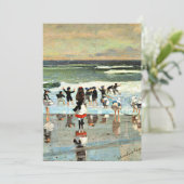 Winslow Homer - Beach Scene Kaart (Staand voorkant)
