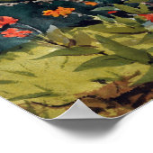 Winslow Homer Bloemtuin en Bungalow, Bermuda Poster (Hoek)