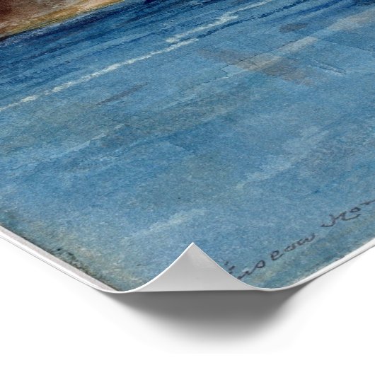 Winslow Homer Blue Spring Poster (Hoek)