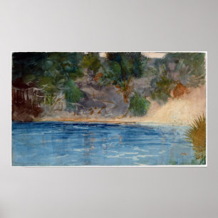 Winslow Homer Blue Spring Poster