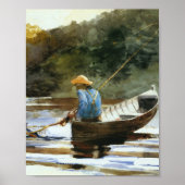 Winslow Homer - Boy Vist 1892 Poster (Voorkant)