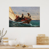 Winslow Homer "Breezing Up (a Fair Wind)" Poster (Keuken)