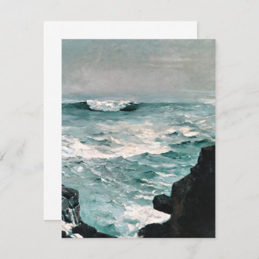 Winslow Homer - Cannon Rock (Voorkant / Achterkant)
