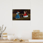 Winslow Homer Croquet Scene Poster (Keuken)