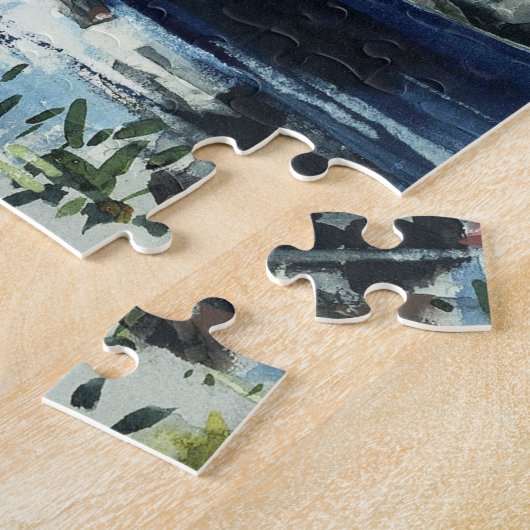 Winslow Homer - De blauwe boot Legpuzzel (Zijkant)