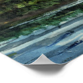 Winslow Homer - De blauwe boot Poster (Hoek)