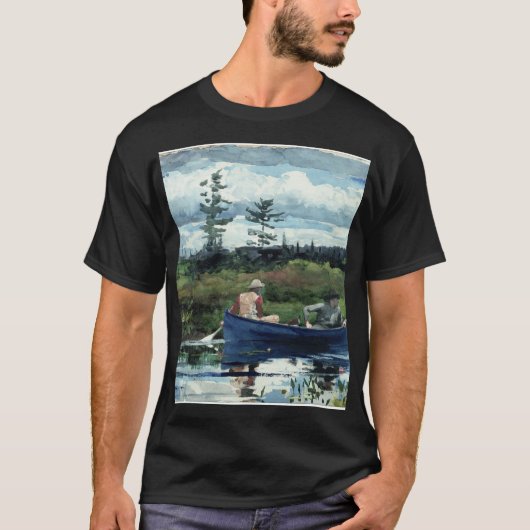 Winslow Homer - De blauwe boot T-shirt (Voorkant)