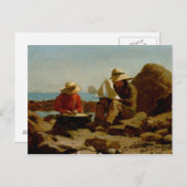 Winslow Homer - De Boat Builders Briefkaart (Voorkant / Achterkant)