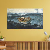 Winslow Homer de Golfstroom Canvas Afdruk (Insitu (Woonkamer))