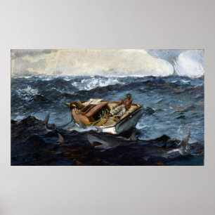 Winslow Homer de Golfstroom Poster