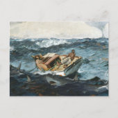 Winslow Homer De Golfstroom Schilderij Kunst Print Briefkaart (Voorkant)