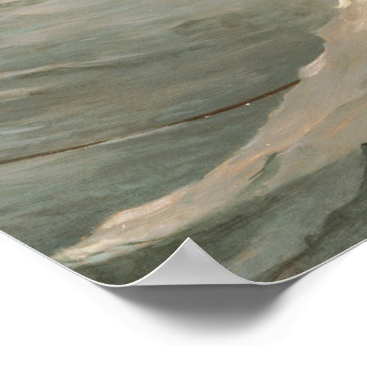 Winslow Homer - De levenslijn Poster (Hoek)