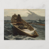 Winslow Homer - de Mistwaarschuwing Briefkaart (Voorkant)