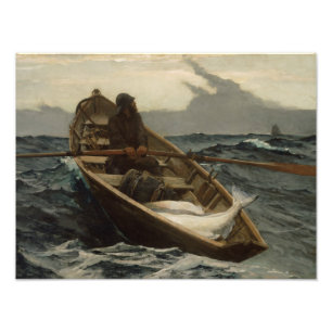 Winslow Homer - de Mistwaarschuwing Foto Afdruk