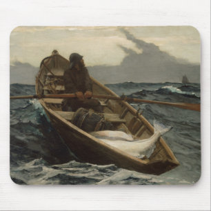Winslow Homer - de Mistwaarschuwing Muismat