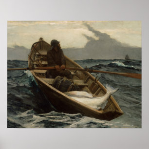 Winslow Homer - de Mistwaarschuwing Poster