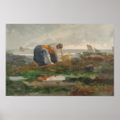 Winslow Homer - De mosselbewaarders Poster (Voorkant)