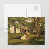 Winslow Homer - De Nooning Briefkaart (Voorkant / Achterkant)