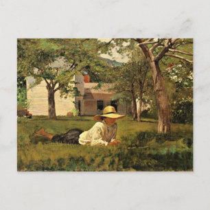 Winslow Homer - De Nooning Briefkaart