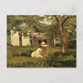 Winslow Homer - De Nooning Briefkaart (Voorkant)