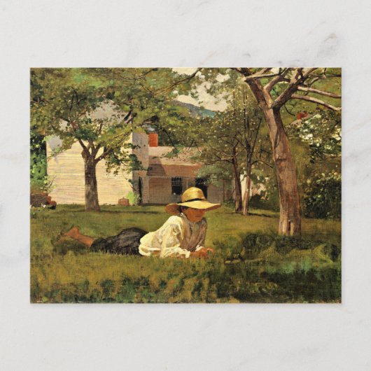 Winslow Homer - De Nooning Briefkaart (Voorkant)
