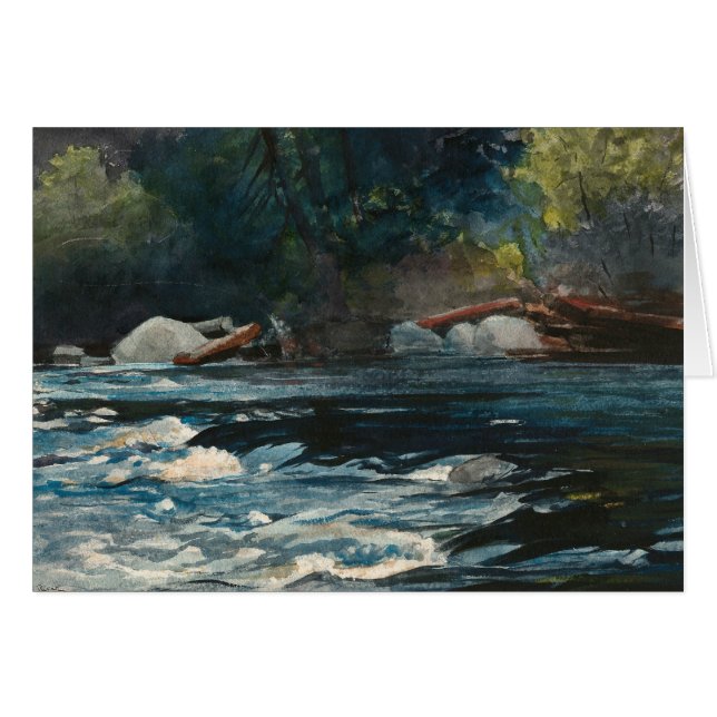 Winslow Homer - De Rapids, de Hudson rivier (Voorkant Horizontaal)