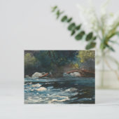 Winslow Homer - De Rapids, de Hudson rivier Briefkaart (Staand voorkant)