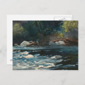 Winslow Homer - De Rapids, de Hudson rivier Briefkaart (Voorkant / Achterkant)